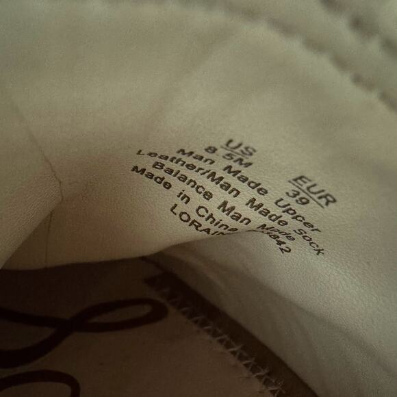 Sam Edelman Loraine Bit Loafer in Cream Linen Raffia 8.5 - Picture 5 of 11